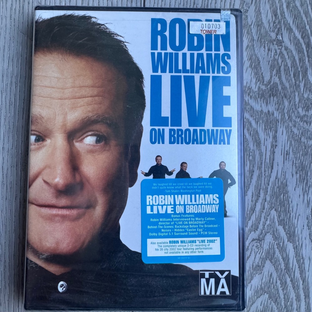 Robin Williams Live on Broadway DVD 2002 HBO Special Stand-Up Comedy New Sealed